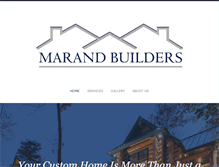 Tablet Screenshot of marandbuildersandrenovatorsllc.com